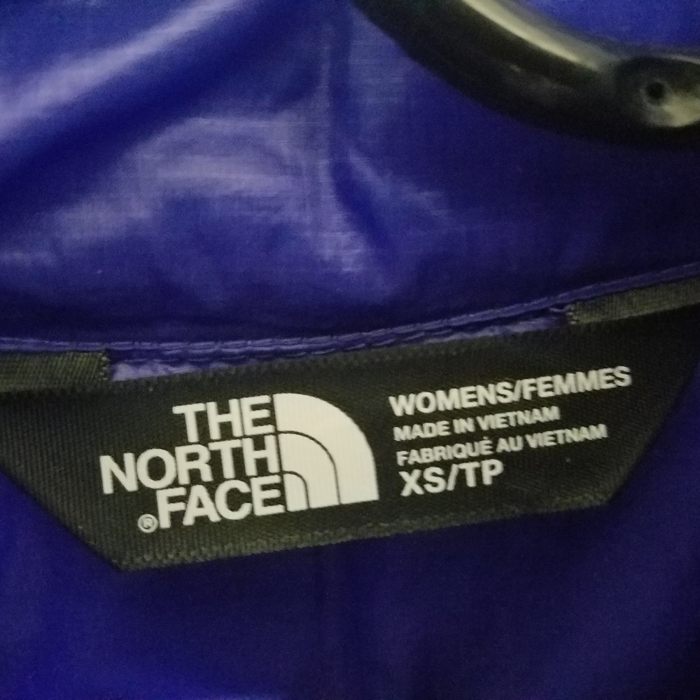 North Face Womens XS Thermoball Puffer Jacket Coat Purple Lightweight Puff tnf - Picture 7 of 7